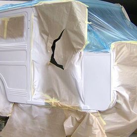 Arbeiten an der Carrosserie