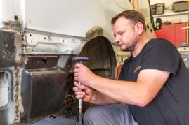 Arbeiten an der Carrosserie
